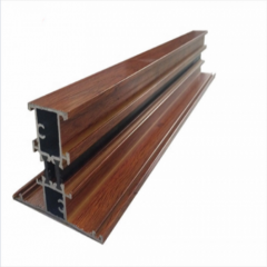 Profil en aluminium à transfert de grain de bois série 6000